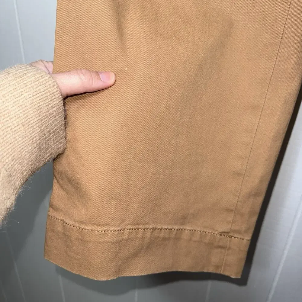 Talbots Women’s Chino Cargo Pants Khaki Tan Size 4